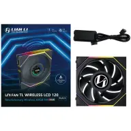 LIAN LI UNI FAN TL LCD Wireless 120mm fekete