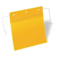 DURABLE Logisztikai zseb A5 lying dróttal yellow