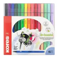 KORES K-beats Filctoll készlet kimosható 15 szín