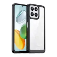 Műanyag + szilikon tok Huawei Honor 200 Smart fekete-átlátszó