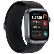 HUAWEI Watch D2 fekete alumíniumötvözet tok fluoroelasztomer szíj fekete