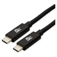 ROLINE USB 4.0 Type C Összekötő Fekete 3m 11.02.9088