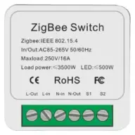 NOUS SMW-REL-MINI1-ZB Mini ZB (Zigbee 3.0) okosrelé (16A) kapcsolóbemenettel