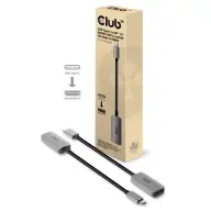 CLUB3D USB 3.1 Type C DisplayPort 1.4 transformator Crno 22cm CAC-1567