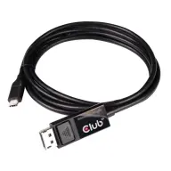 CLUB3D USB 3.1 Type C DisplayPort 1.4 transformator Crno 1.8m CAC-1557