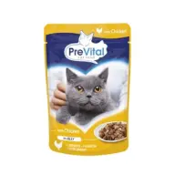 Prevital Alutasakos Erwachsene macskaeledel Hähnchen aszpikban 100g