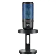 BOYA K3 USB podcast streamer Gamer RGB mikrofon fekete
