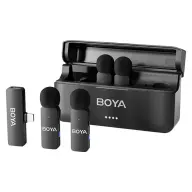 BOYA V4D 2.4 GHz-es négycsatornás vezeték nélküli mikrofon Lightning