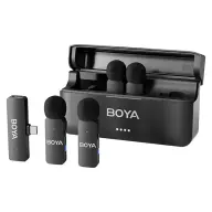 BOYA V4U 2.4 GHz-es négycsatornás vezeték nélküli mikrofon USB-C