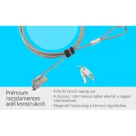 KENSINGTON Slim NanoSaver 2.0 EQ Keyed Laptop Lock