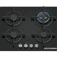 BOSCH PPH6A6I10 Serie 6 Gas hot plate hardened glass 60cm Black