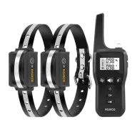 ROJECO PD529 Elektromos kiképző nyakörv 1000m 2db fekete