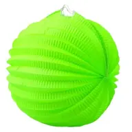 Lampion wheel 22 cm green