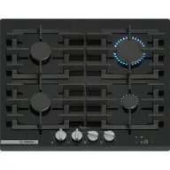 BOSCH PRP6A6H40 Serie 8 Gas hot plate 60cm hardened glass Black