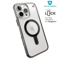 SPECK 150727-3258 Presidio Perfect Clear ClickLock zadnji ovitek iPhone 16 Pro Max črno-prozoren