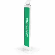 COMPULOCKS BrandMe floor stand 32" white