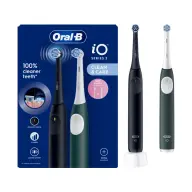 ORAL-B iO 2 Duo Elektromos fogkefe + utazótok éjfekete-erdő zöld