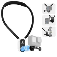 K-F CONCEPT Nyakba akasztható akció kamera tartó Gopro és DJI Pocket 3 adapter