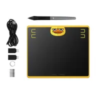 HUION HS64 SE grafikus tábla fekete-sárga