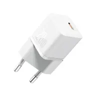 BASEUS GaN5 mini de reţea încărcător rapid 20W USB-C 100W-os 1m-es cu cablu alb