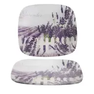 IRIS 102019 Üveg tál levendula minta 20cm