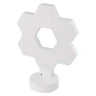 EMOS ZIW426R GoSmart Hexagon RGBIC LED namizna svetilka 6-delna Bela