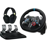 LOGITECH G29 Driving Force Racing Wheel + G435 headset crno