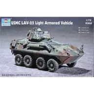 TRUMPETER 1/72 USMC LAV-25 (8X8) páncélozott katonai jármű modell