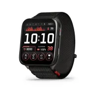 GARMIN Venu X1 fekete Titanium fekete ComfortFit Nylon szíjjal (ED)