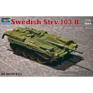 TRUMPETER 1/72 Strv 103B svéd harci tank modell