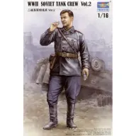 TRUMPETER 1/16 Második világháborús szovjet tank személyzet figura modell 00702