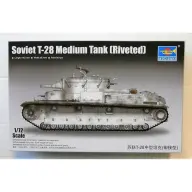 TRUMPETER 1/72 T-28 közepes tank modell szegecselt változat