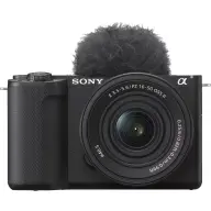 SONY Alpha ZV-E10 II vlogkamera +E PZ 16-50 mm f/3.5-5.6 OSS objektív KIT fekete