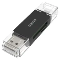HAMA USB 2.0 Kártyaolvasó SD microSD fekete