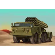 TRUMPETER 1/72 9P140 TEL rakétaindítós teherautó modell 9K57 Uragan rakéta rendszerrel