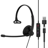 EPOS IMPACT 100 MS Mono USB-C+A fekete