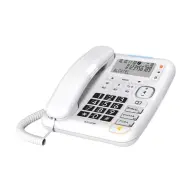 ALCATEL TMAX70 telefon készülék vezetékes. extra hangos csengés. FEHÉR