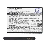 CAMERON SINO Li-Ion akku 3.7V/1000mAh Archos AC50F kompatibilis FEKETE