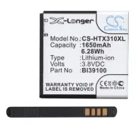 CAMERON SINO HTC Titan CAMERON SINO Li-Ion akku 3.8V/1650mAh HTC 35H00170-01M kompatibilis FEKETE