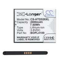 CAMERON SINO HTC Desire 526G+ CAMERON SINO Li-Ion akku 3.8V/2000mAh HTC BOPL4100 kompatibilis FEKETE