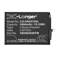 CAMERON SINO Honor Magic 5 Lite 5G CAMERON SINO Li-Polymer akku 3 Honor HB506492EFW kompatibilis FEKETE