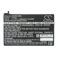 CAMERON SINO IPAD mini 3 CAMERON SINO Li-Polymer akku 3.7V/6400mAh Apple A1489 kompatibilis FEKETE OEM