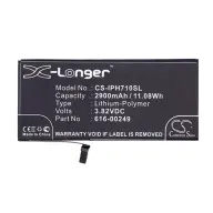 CAMERON SINO iPhone 7 Plus 5.5 CAMERON SINO Li-Polymer battery 3.82V/2900mAh Apple 616-00249 compatible BLACK