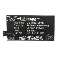 CAMERON SINO Blackberry Leap CAMERON SINO Li-Polymer akku 3.8V/2800mAh. Blackberry Z30 kompatibilis. BAT-50136-001 FEKETE