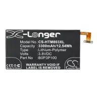 CAMERON SINO Li-Polymer akku 3.8V/3300mAh HTC 35H00211-00M kompatibilis FEKETE
