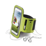 CELLULARLINE ARMBAND case standing universal SPORT VILÁGOSZÖLD