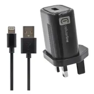 CELLULARLINE Utazó töltő USB aljzat 12W + lightning kábel