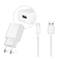 HUAWEI AP81 hálózati töltő USB aljzat 10W gyorstöltő + LX1121 Type-C kábel fehér