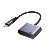 JOYROOM IPAD mini JOYROOM audió adapter és töltőkábel elosztó cipőfűző FEKETE