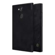 NILLKIN Sony Xperia L2 NILLKIN QIN tok álló bőr hatású FLIP kártyazseb FEKETE